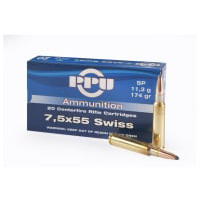 7.5x55mm Swiss Ammo